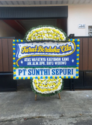 Papan Bunga Duka di Laktabat Selatan